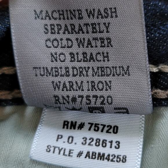 BKE Tyler Jeans Men’s 31x29 Straight Leg Blue Dark Wash Altered Hem Casual Denim - Picture 11 of 12